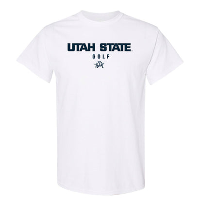 Utah State - NCAA Men's Golf : Diego Vargas - Classic Shersey T-Shirt-0