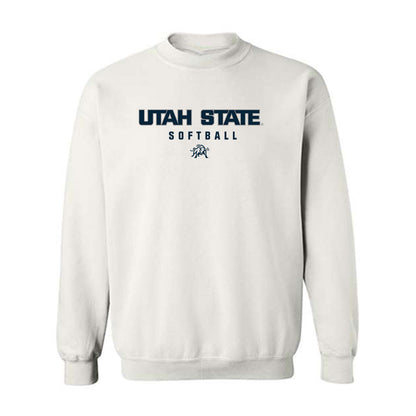 Utah State - NCAA Softball : Carly Limosnero - Classic Shersey Crewneck Sweatshirt-0