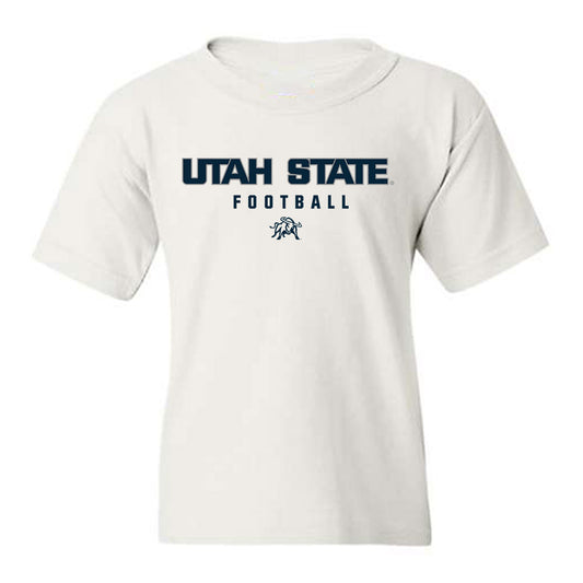 Utah State - NCAA Football : Abe Jager - Classic Shersey Youth T-Shirt-0