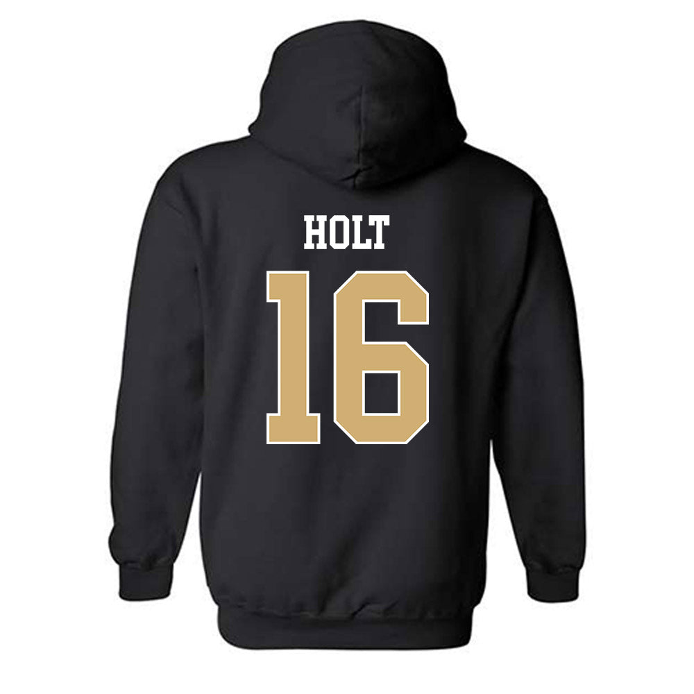 Vanderbilt - NCAA Baseball : Michael Holt - Classic Shersey Hooded Sweatshirt-1