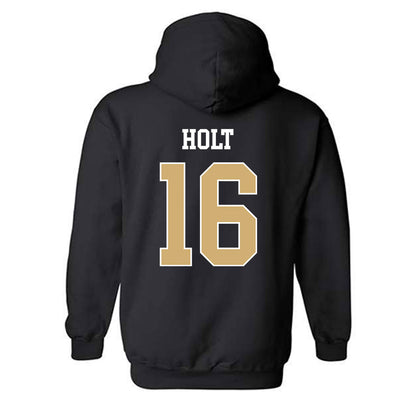 Vanderbilt - NCAA Baseball : Michael Holt - Classic Shersey Hooded Sweatshirt-1