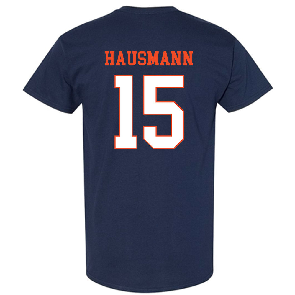 Virginia - NCAA Men's Lacrosse : Hudson Hausmann - T-Shirt-1