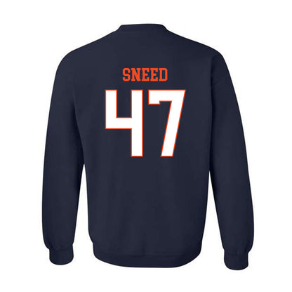 Virginia - NCAA Football : Gabe Sneed - Crewneck Sweatshirt-1