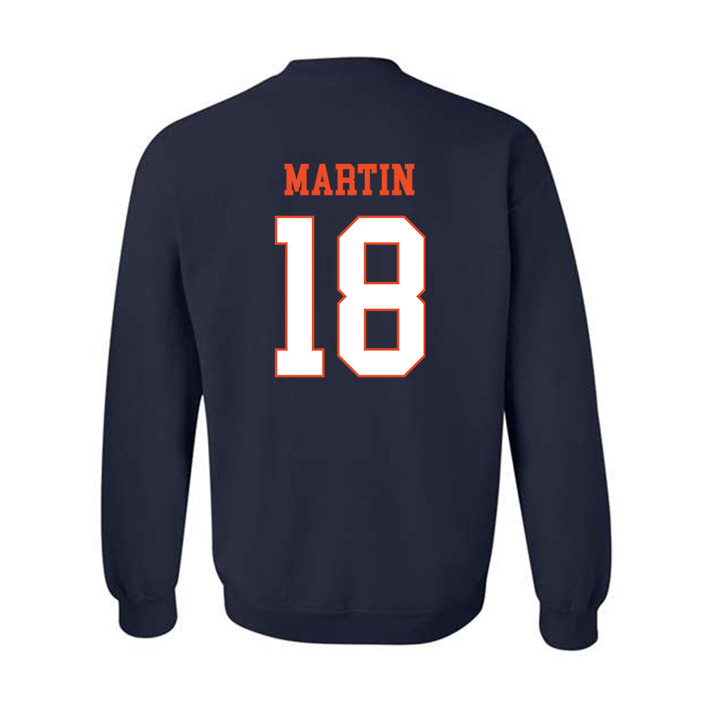 Virginia - NCAA Football : Da'Shawn Martin - Crewneck Sweatshirt-1