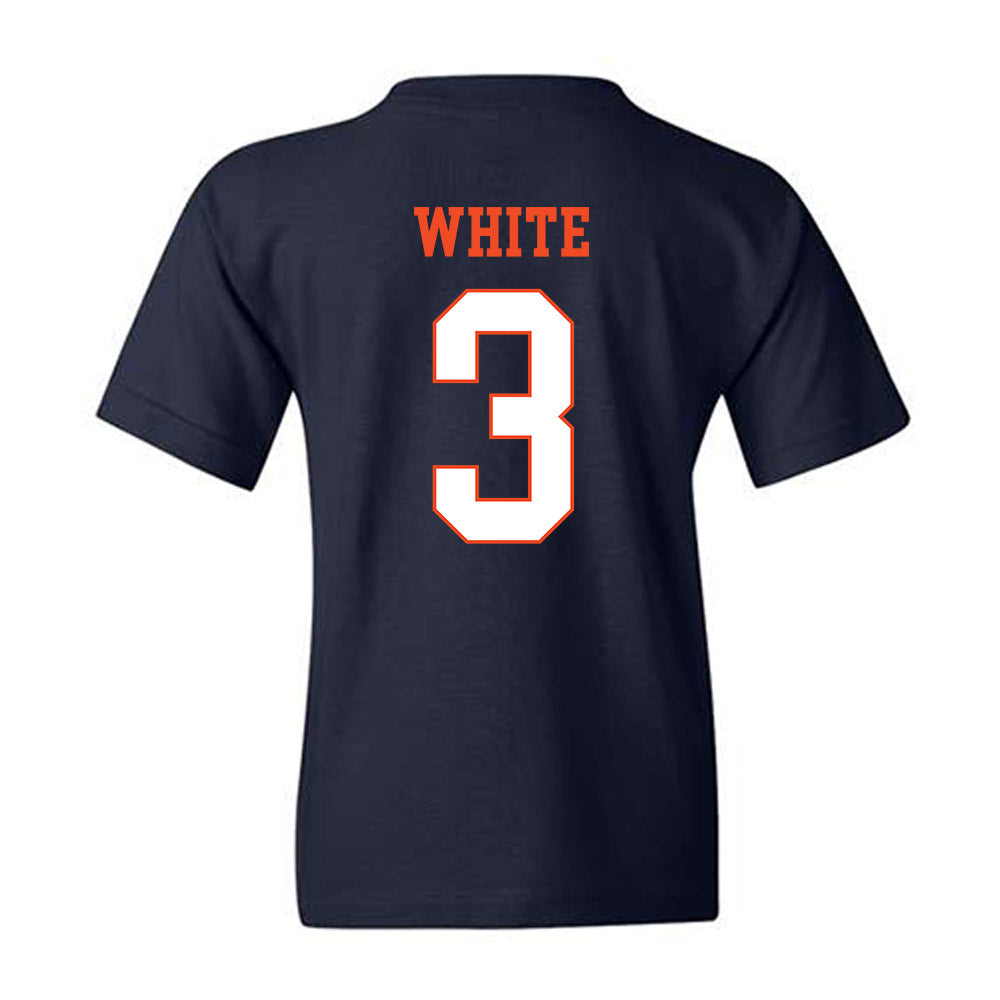 Virginia - NCAA Women's Basketball : Gabrielle White - Youth T-Shirt-1