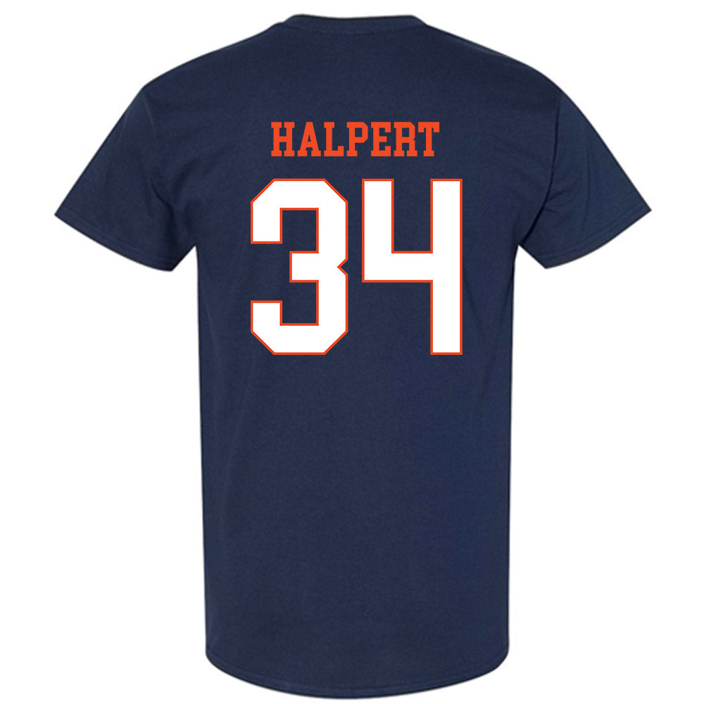 Virginia - NCAA Men's Lacrosse : Charlie Halpert - T-Shirt-1