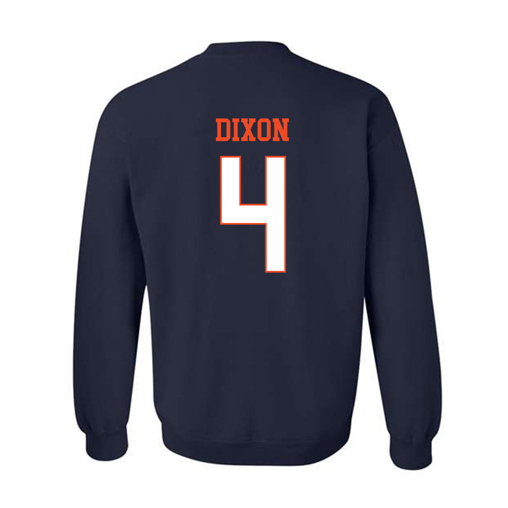 Virginia - NCAA Men's Basketball : Jurian Dixon - Crewneck Sweatshirt-1