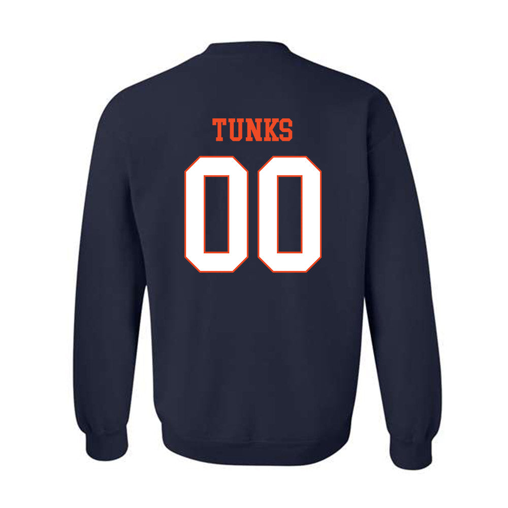 Virginia - NCAA Men's Soccer : Caleb Tunks - Crewneck Sweatshirt-1