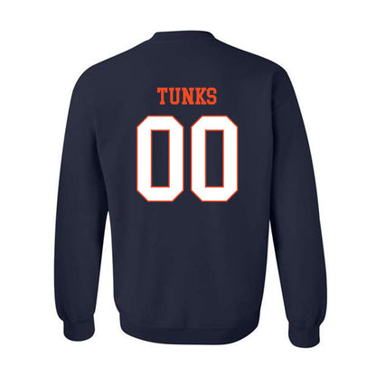 Virginia - NCAA Men's Soccer : Caleb Tunks - Crewneck Sweatshirt-1