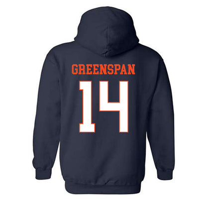 Virginia - NCAA Men's Lacrosse : Andrew Greenspan - Hooded Sweatshirt-1