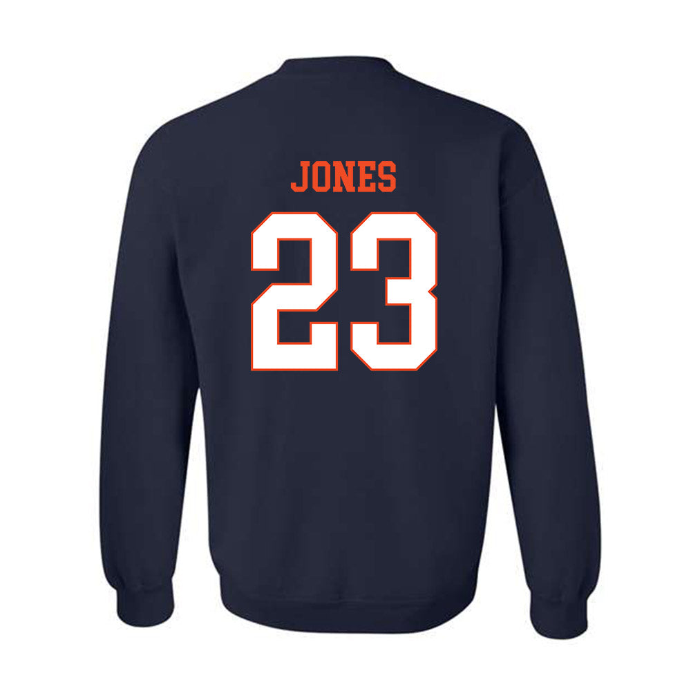 Virginia - NCAA Football : Jaylen Jones - Crewneck Sweatshirt-1