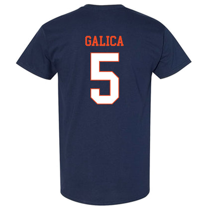 Virginia - NCAA Women's Lacrosse : Kate Galica - T-Shirt-1