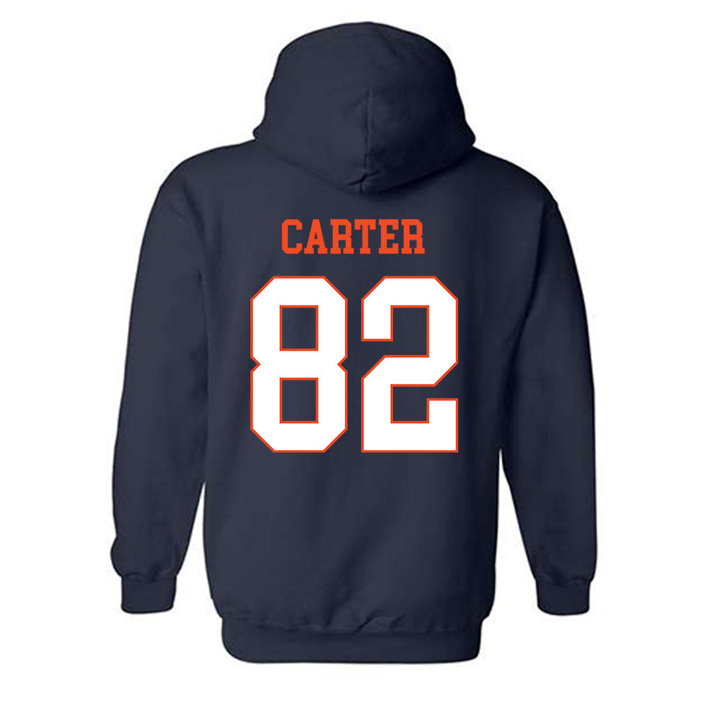Virginia - NCAA Football : DaMari Carter - Hooded Sweatshirt-1