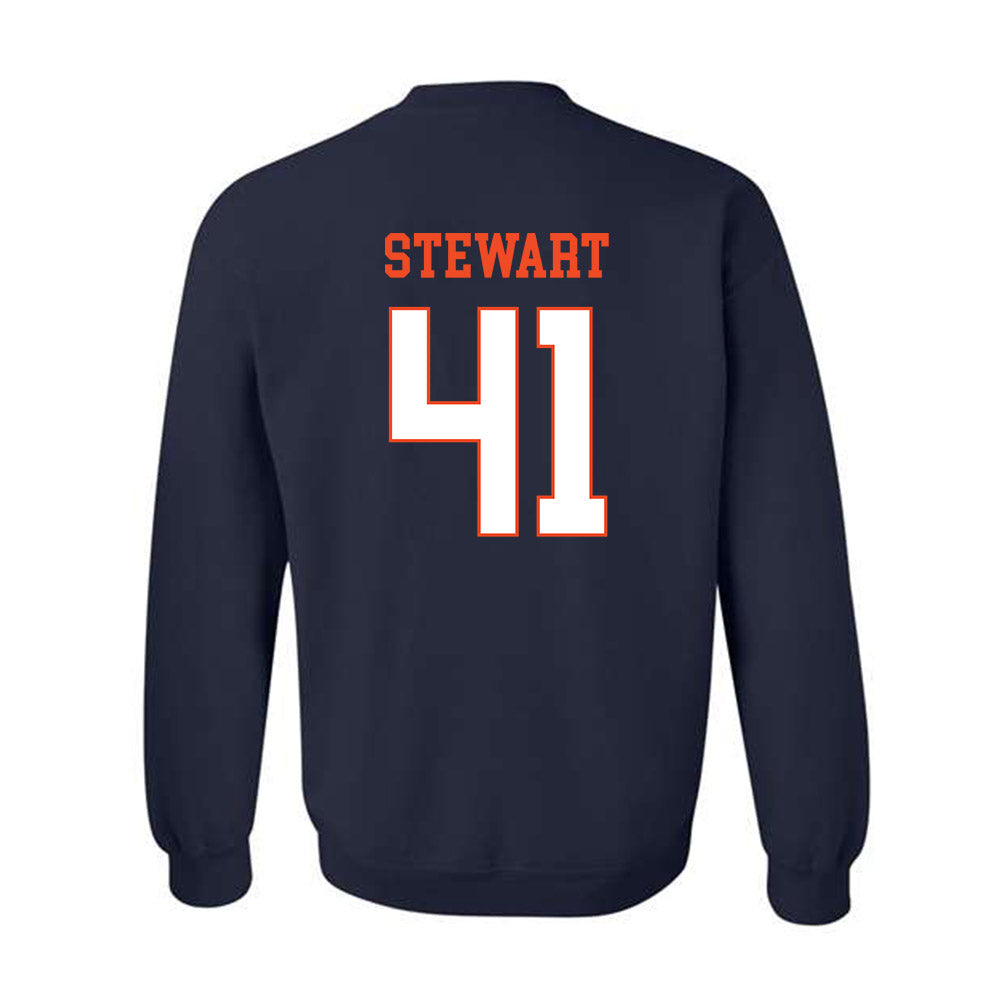 Virginia - NCAA Baseball : Thomas Stewart - Crewneck Sweatshirt-1