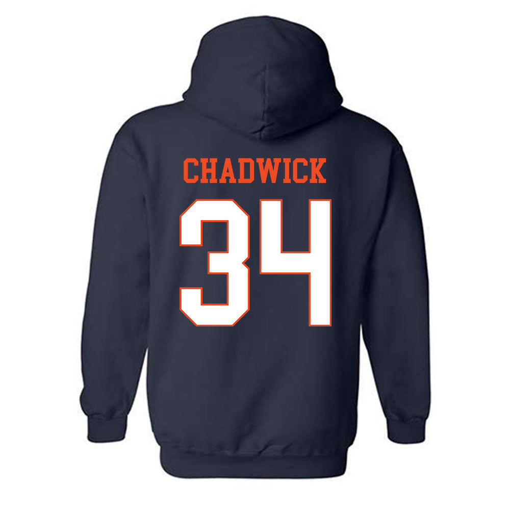 Virginia - NCAA Football : Kevin Chadwick - Hooded Sweatshirt-1