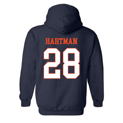 Virginia - NCAA Baseball : Lucas Hartman - Hooded Sweatshirt-1
