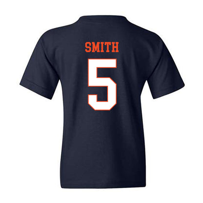 Virginia - NCAA Women's Basketball : Sa'Myah Smith - Youth T-Shirt-1