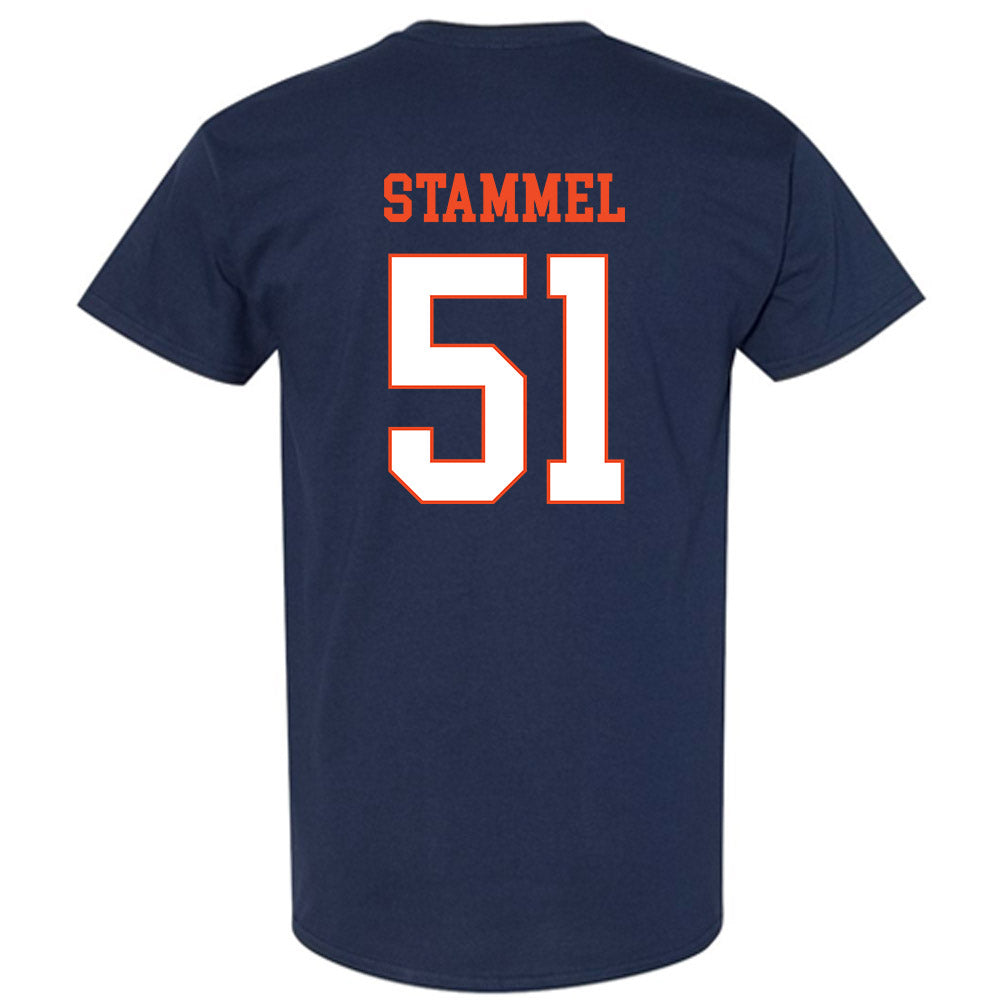 Virginia - NCAA Baseball : Max Stammel - T-Shirt-1