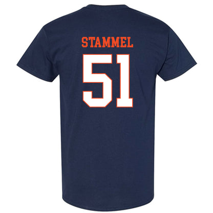 Virginia - NCAA Baseball : Max Stammel - T-Shirt-1