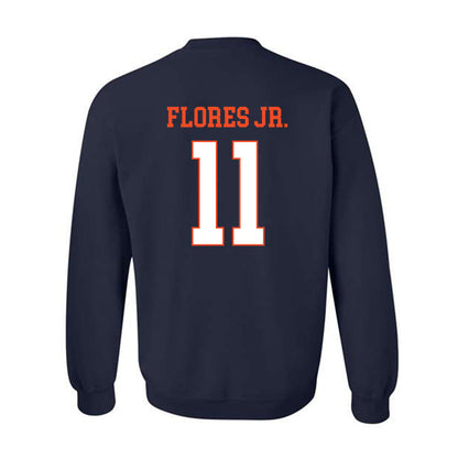 Virginia - NCAA Football : Rico Flores Jr. - Crewneck Sweatshirt-1