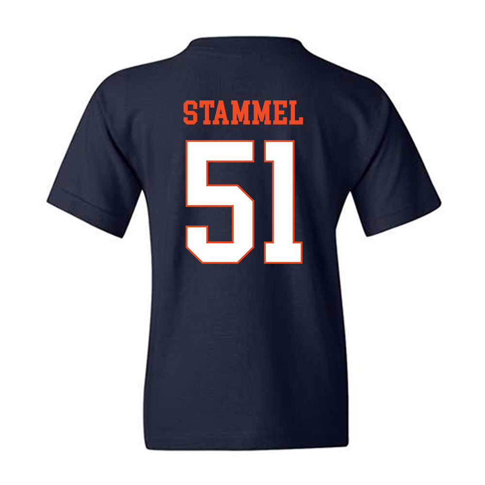 Virginia - NCAA Baseball : Max Stammel - Youth T-Shirt-1