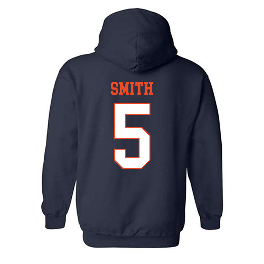 Virginia - NCAA Women's Basketball : Sa'Myah Smith - Hooded Sweatshirt-1