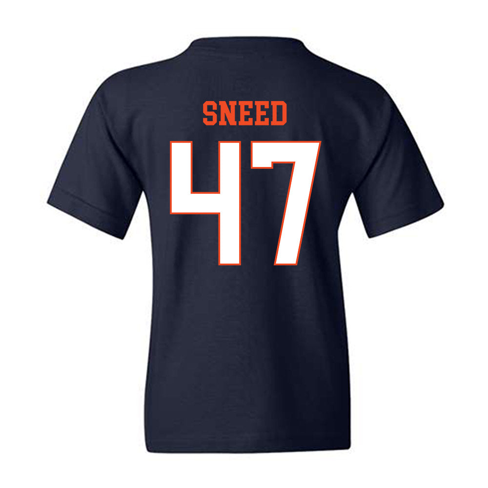 Virginia - NCAA Football : Gabe Sneed - Youth T-Shirt-1
