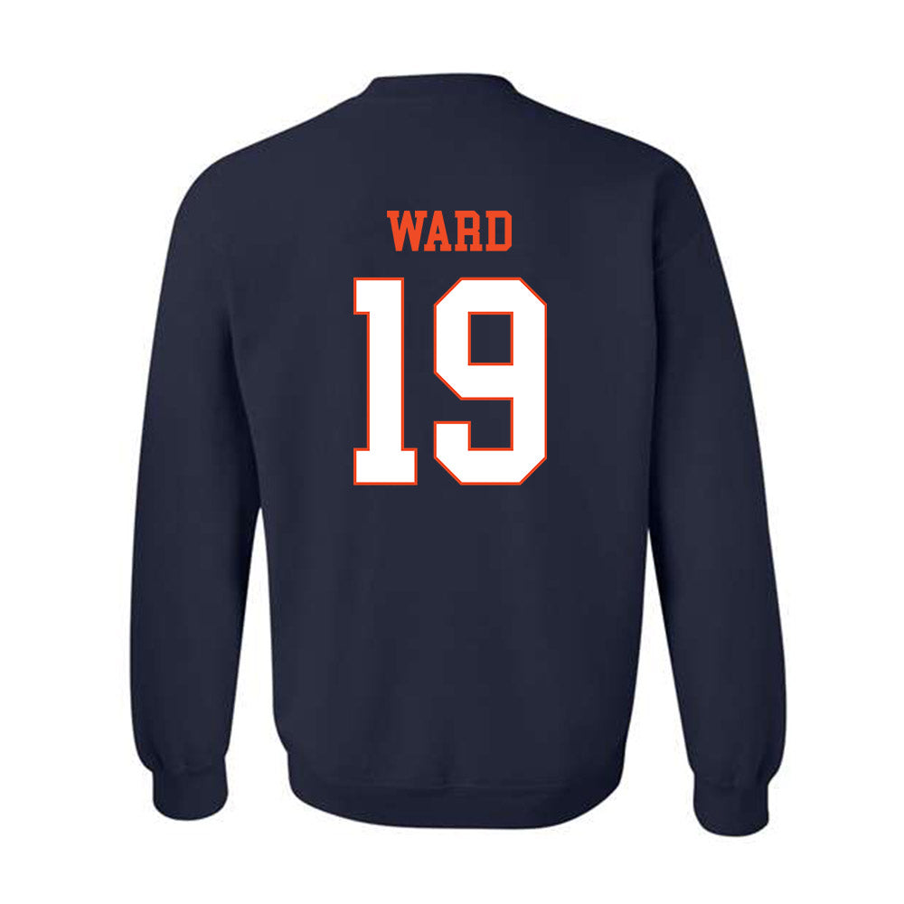 Virginia - NCAA Football : Evan Ward - Crewneck Sweatshirt-1