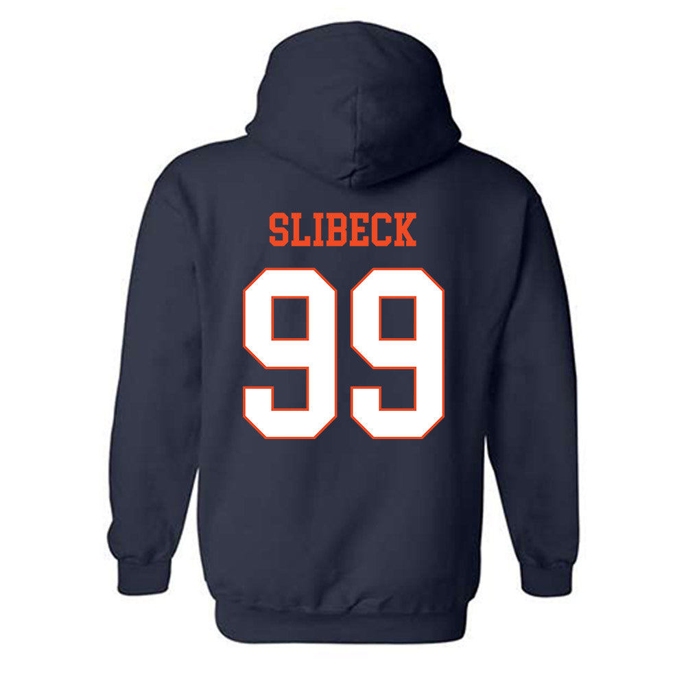Virginia - NCAA Football : Elijah Slibeck - Hooded Sweatshirt-1