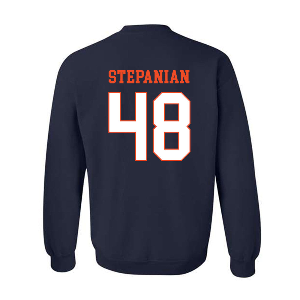 Virginia - NCAA Men's Lacrosse : John "Reese" Stepanian - Crewneck Sweatshirt-1