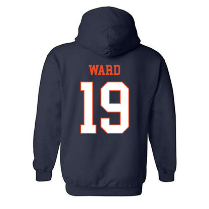 Virginia - NCAA Football : Evan Ward - Hooded Sweatshirt-1