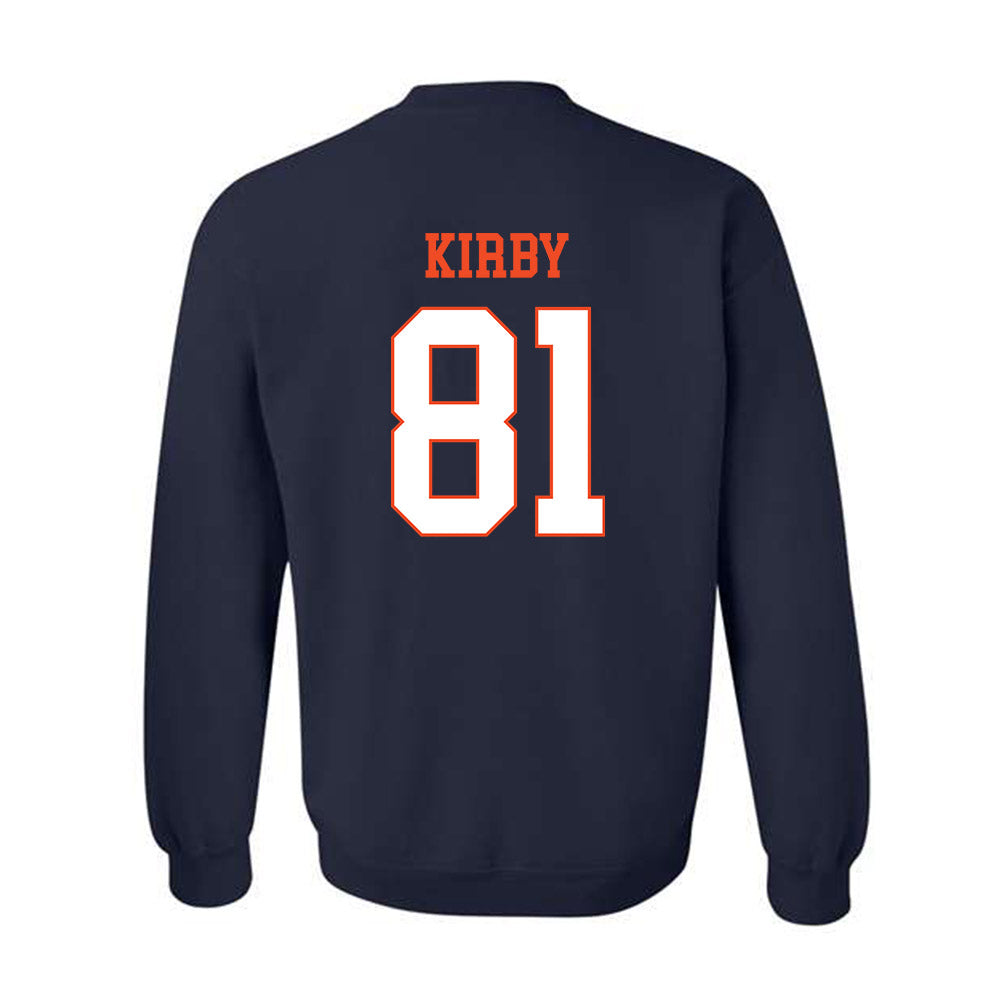Virginia - NCAA Football : TeKai Kirby - Crewneck Sweatshirt-1