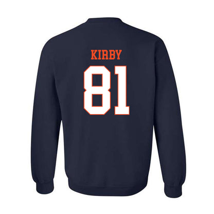 Virginia - NCAA Football : TeKai Kirby - Crewneck Sweatshirt-1