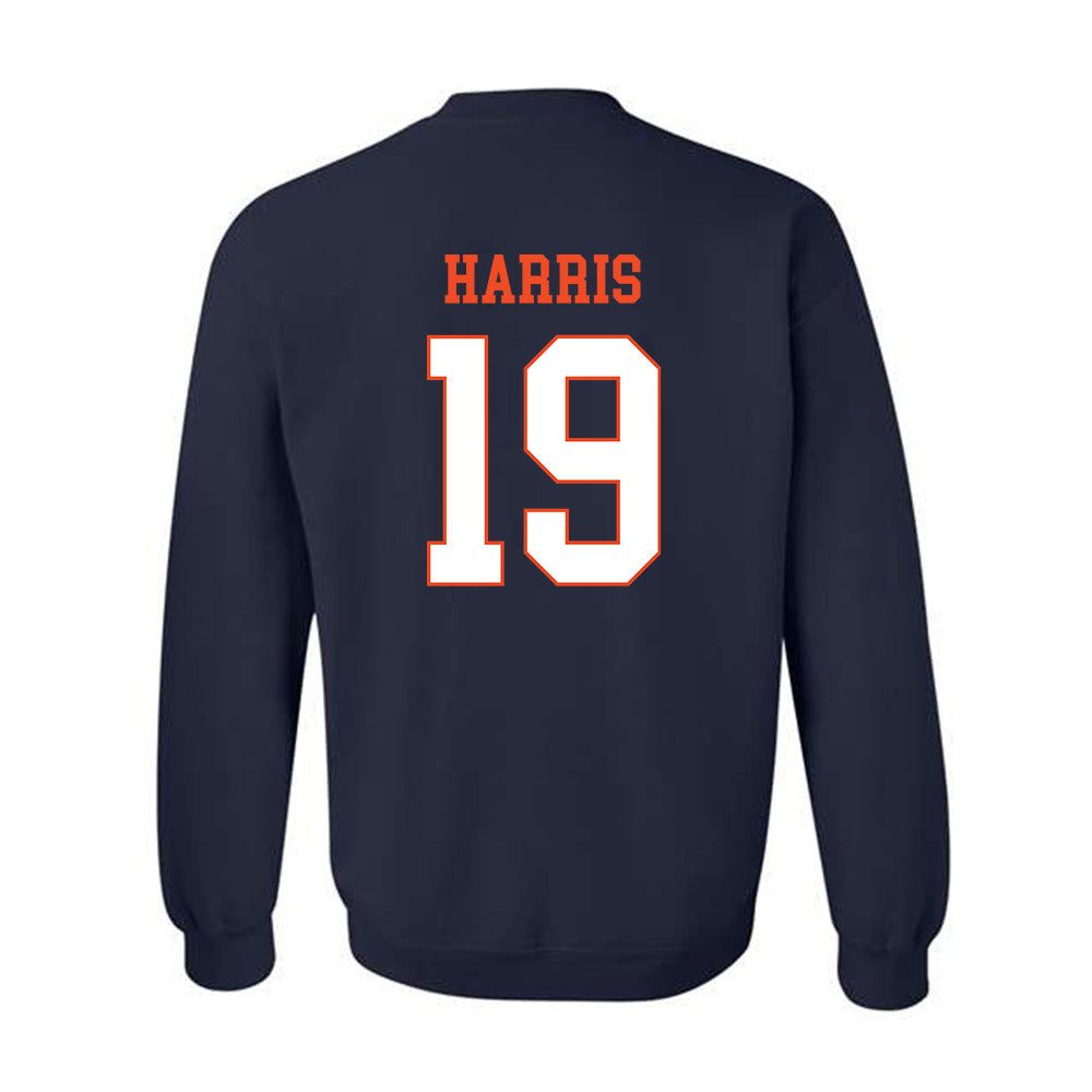 Virginia - NCAA Baseball : Aiden Harris - Crewneck Sweatshirt-1