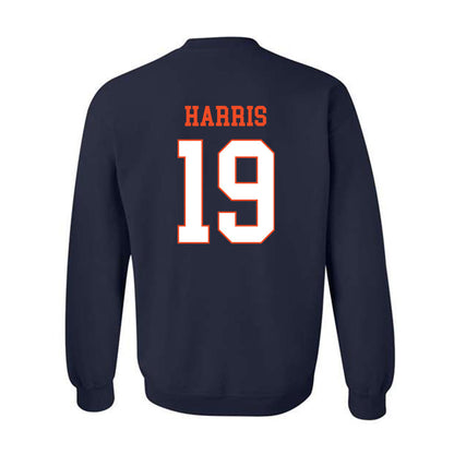 Virginia - NCAA Baseball : Aiden Harris - Crewneck Sweatshirt-1
