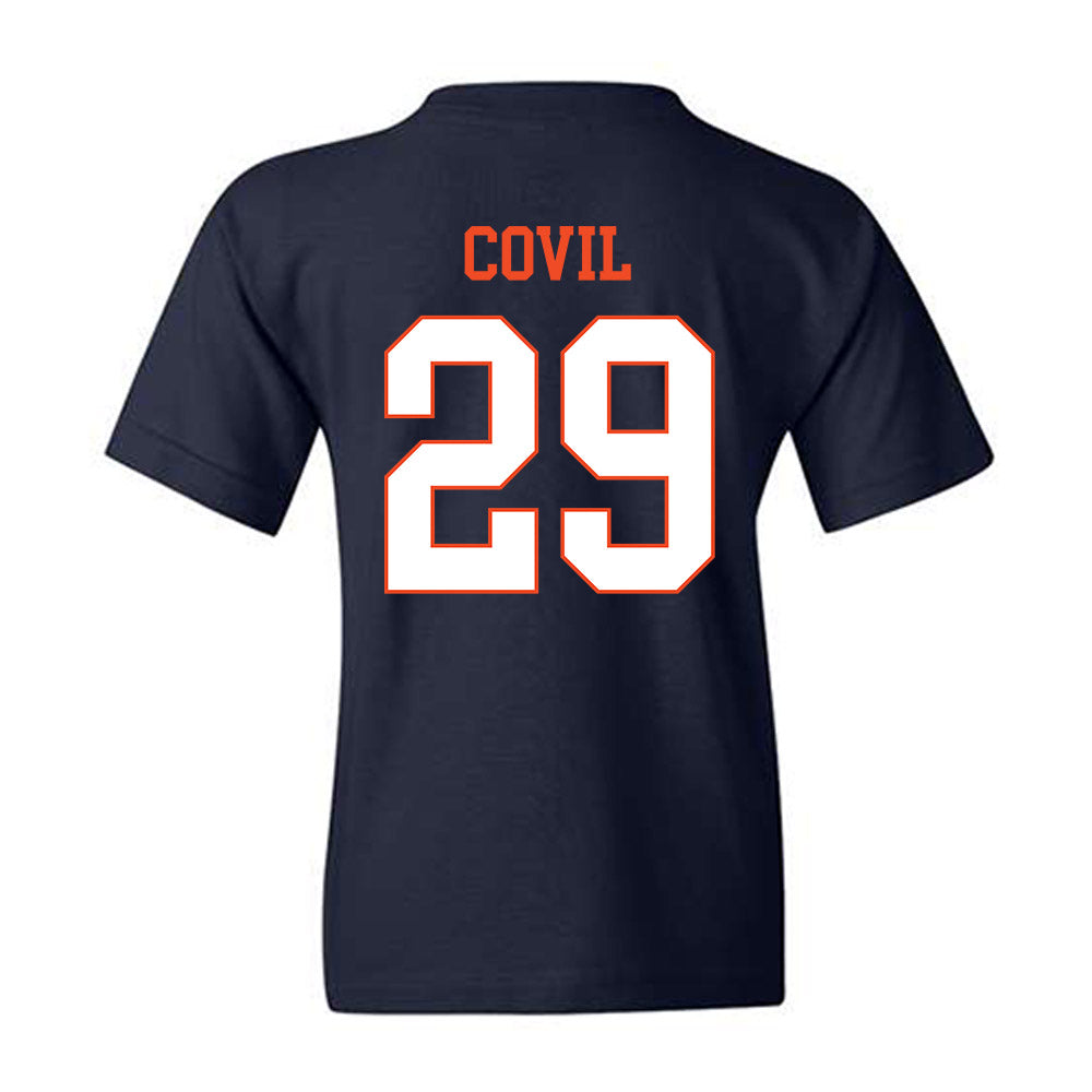 Virginia - NCAA Football : Jayden Covil - Youth T-Shirt-1