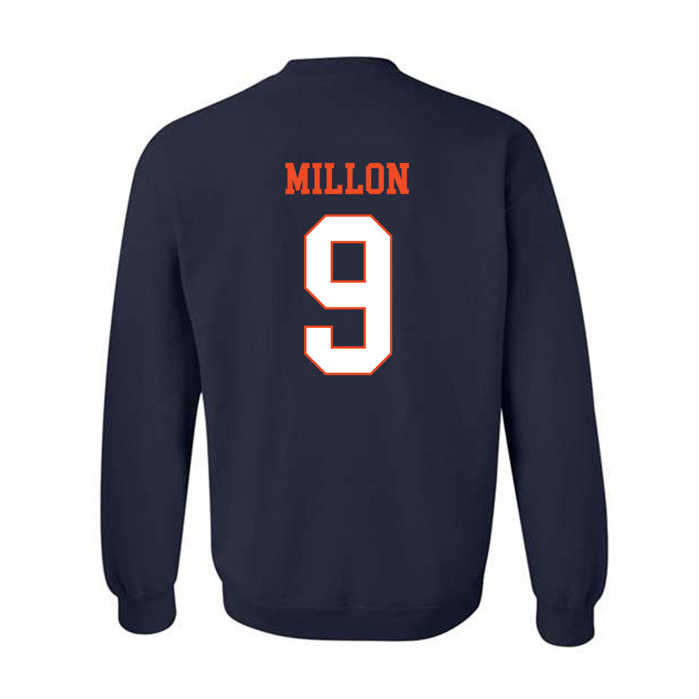 Virginia - NCAA Men's Lacrosse : McCabe Millon - Crewneck Sweatshirt-1