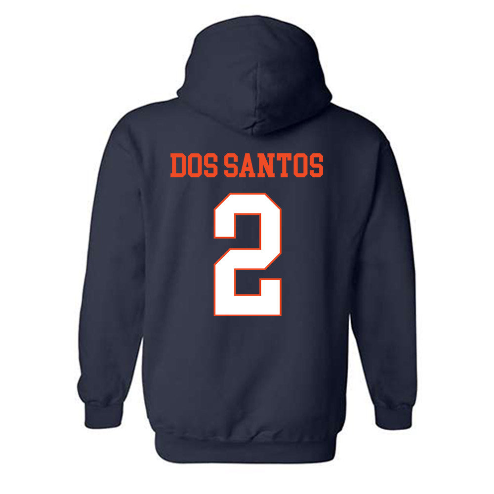 Virginia - NCAA Women's Basketball : Raiane Dos Santos - Hooded Sweatshirt-1