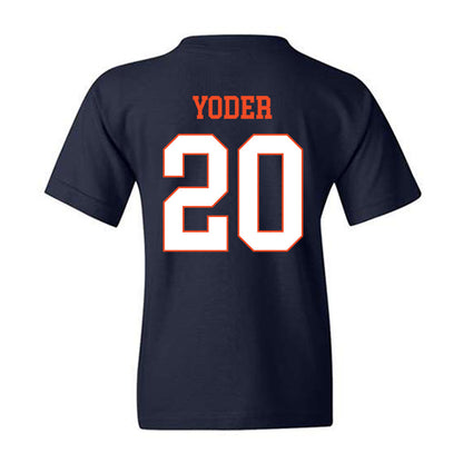 Virginia - NCAA Baseball : Noah Yoder - Youth T-Shirt-1