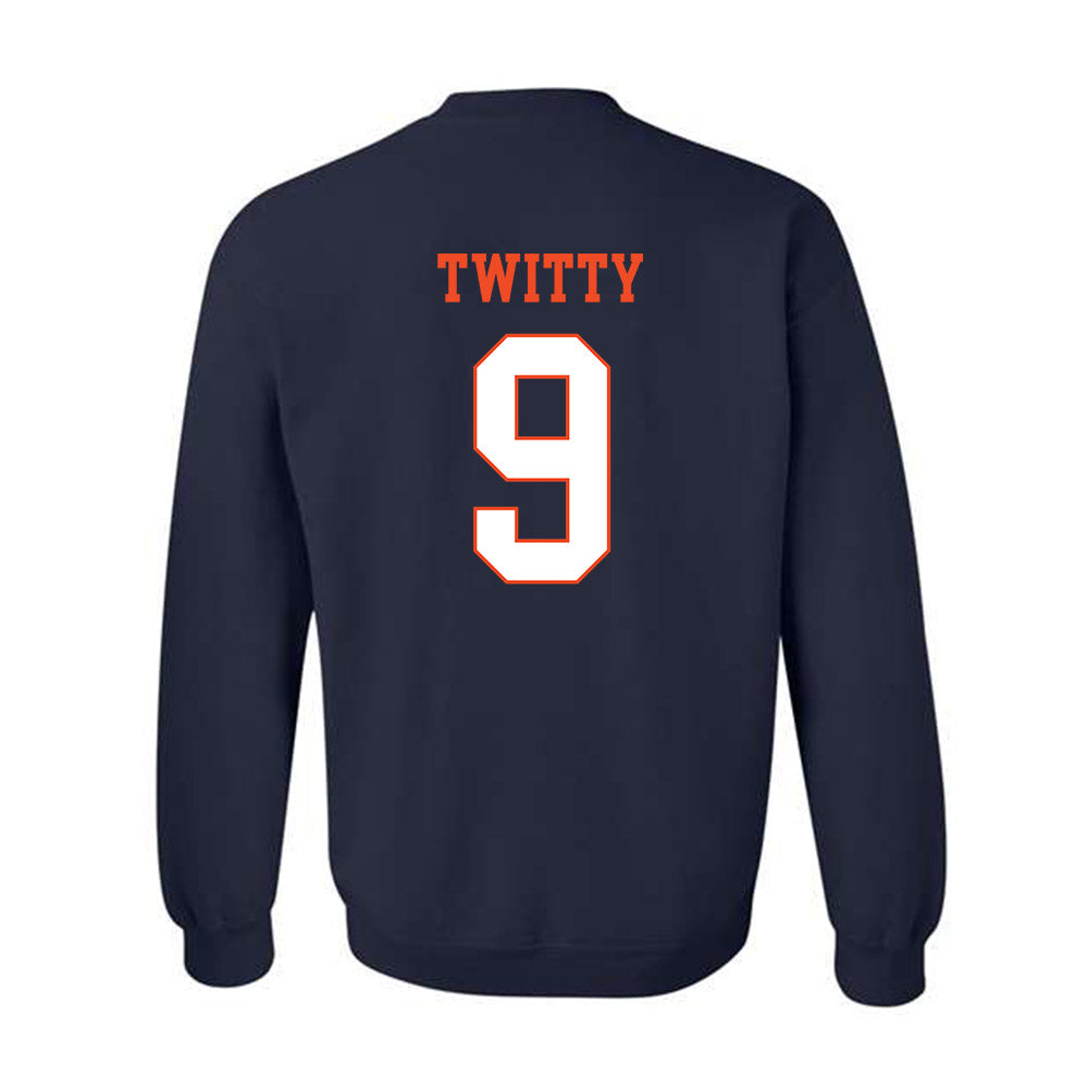 Virginia - NCAA Football : Dakota Twitty - Crewneck Sweatshirt-1