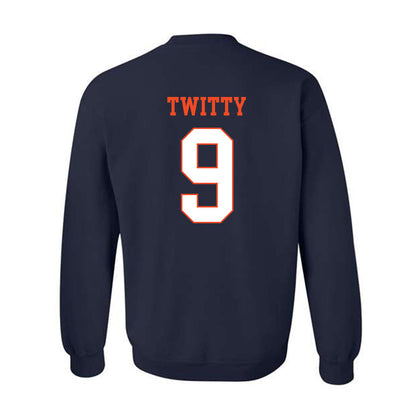 Virginia - NCAA Football : Dakota Twitty - Crewneck Sweatshirt-1