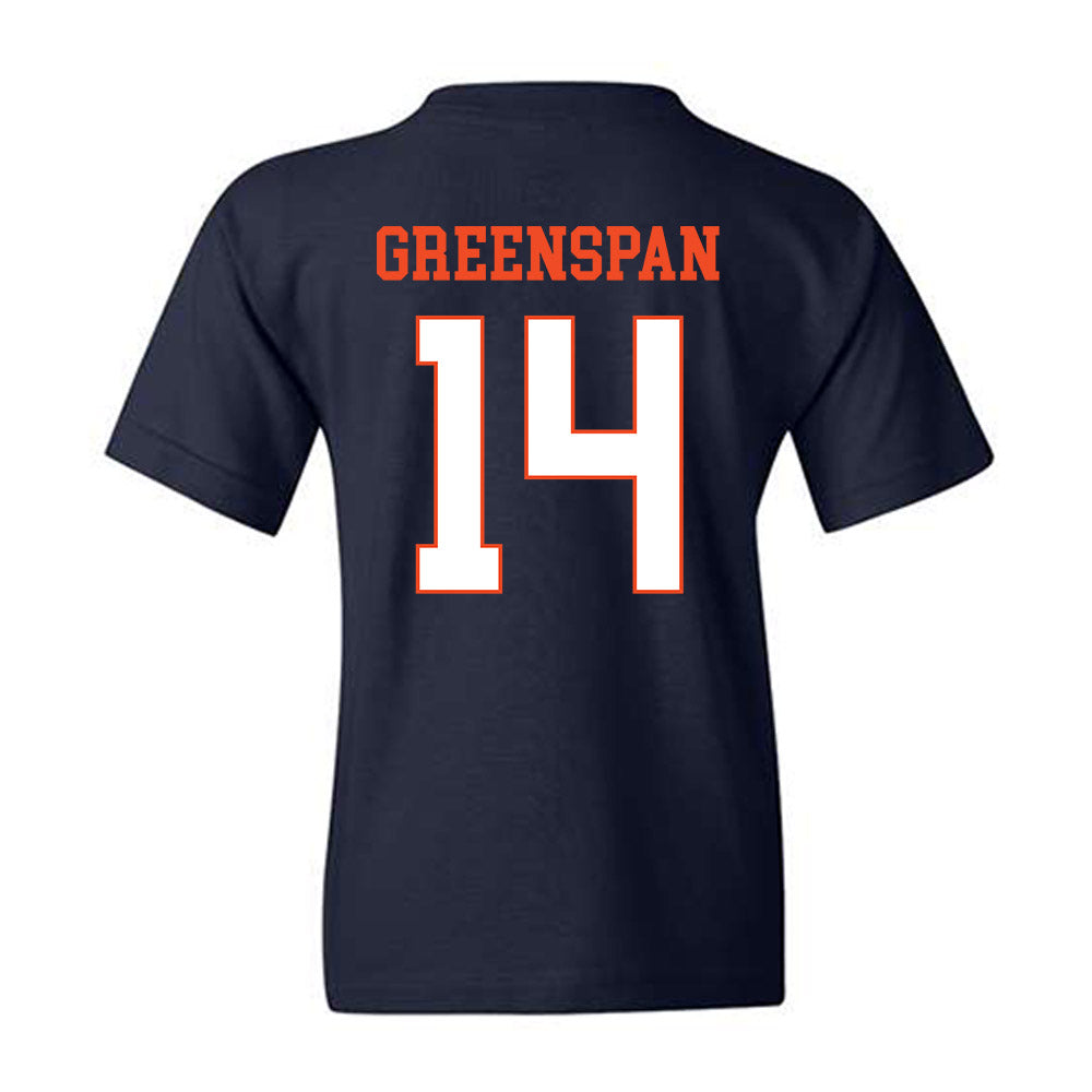 Virginia - NCAA Men's Lacrosse : Andrew Greenspan - Youth T-Shirt-1