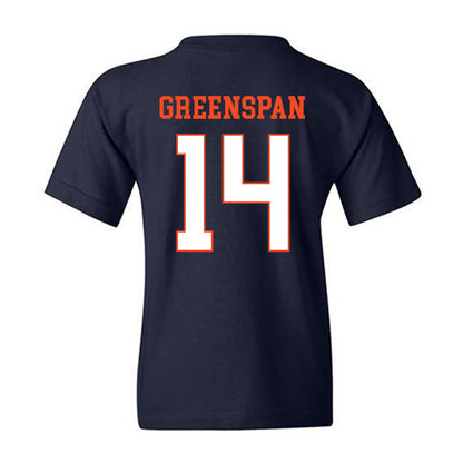 Virginia - NCAA Men's Lacrosse : Andrew Greenspan - Youth T-Shirt-1