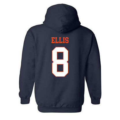Virginia - NCAA Football : Christian Ellis - Hooded Sweatshirt-1