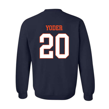 Virginia - NCAA Baseball : Noah Yoder - Crewneck Sweatshirt-1