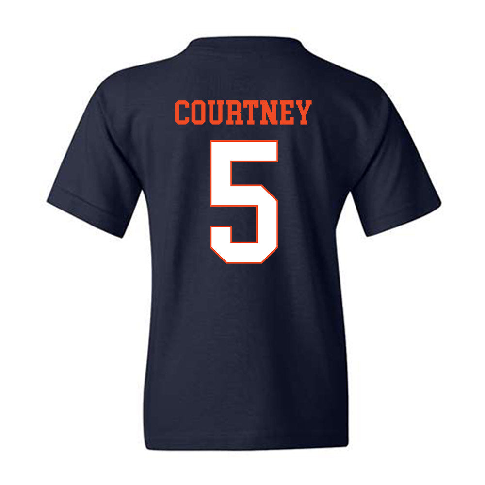 Virginia - NCAA Football : Kameron Courtney - Youth T-Shirt-1