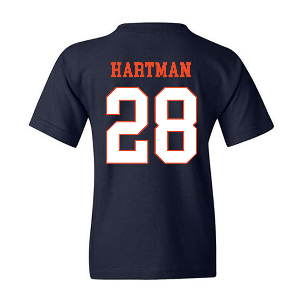 Virginia - NCAA Baseball : Lucas Hartman - Youth T-Shirt-1