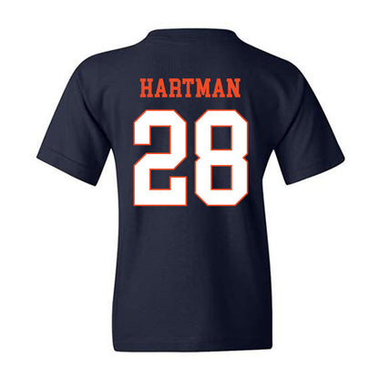 Virginia - NCAA Baseball : Lucas Hartman - Youth T-Shirt-1