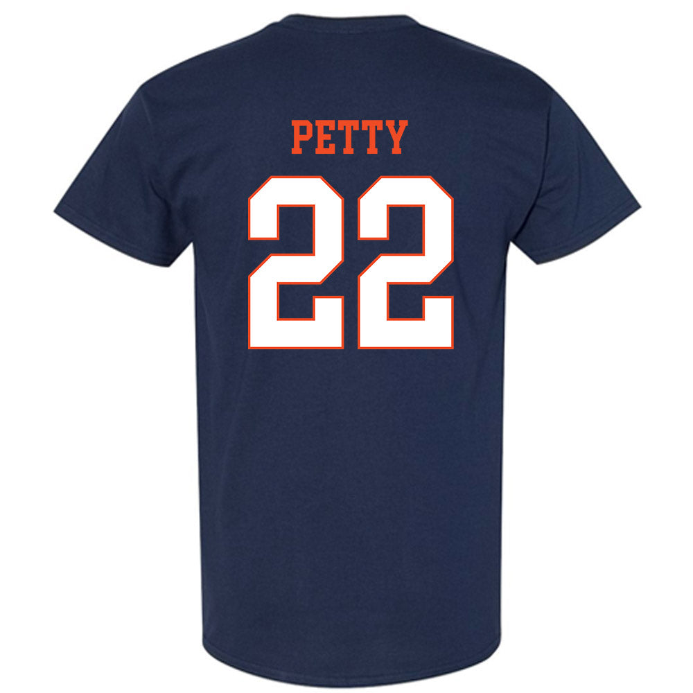 Virginia - NCAA Men's Lacrosse : Elijah Petty - T-Shirt-1