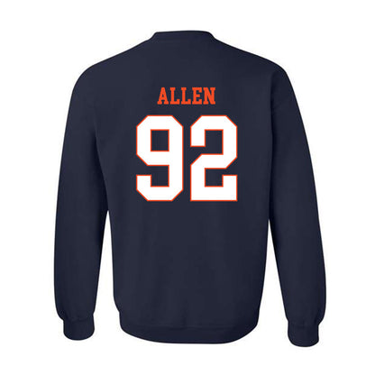 Virginia - NCAA Football : Jonathan Allen - Crewneck Sweatshirt-1